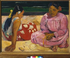 タヒチの女性 作： Paul Gauguin